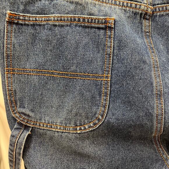 Monkey Ride‎ High Rise Carpenter Jeans Womens 11 Cargo Mom Origional Vintage - Picture 7 of 16